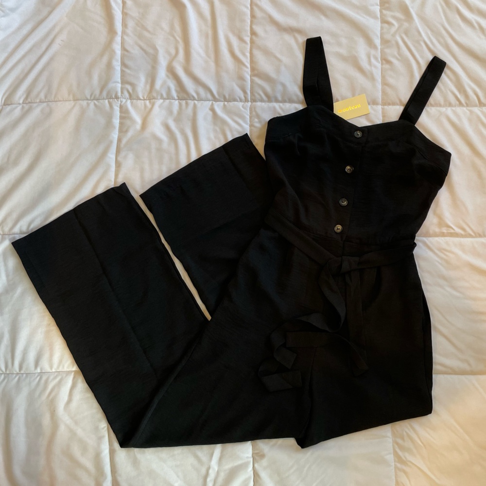 Monteau black jumpsuit